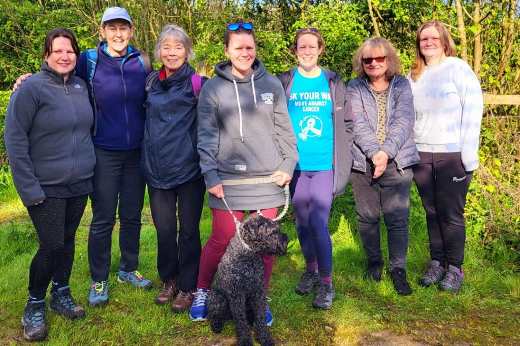 founder of walking for charity app trundle out walking