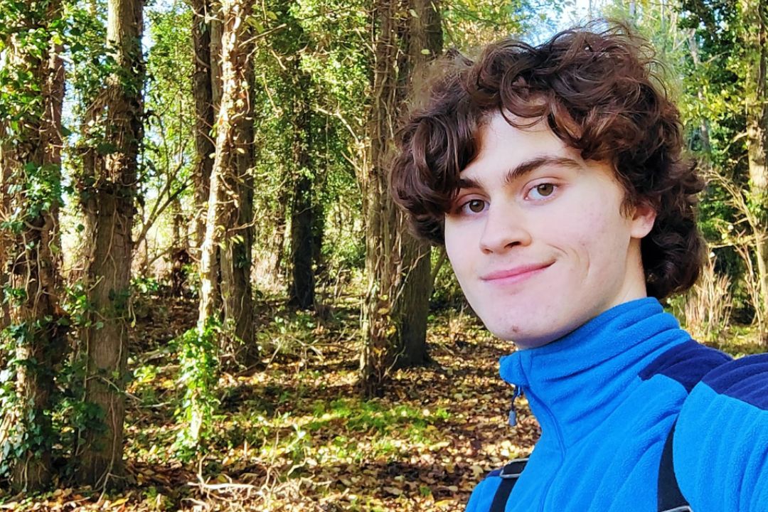 Walking in the woods with the trundl charity app