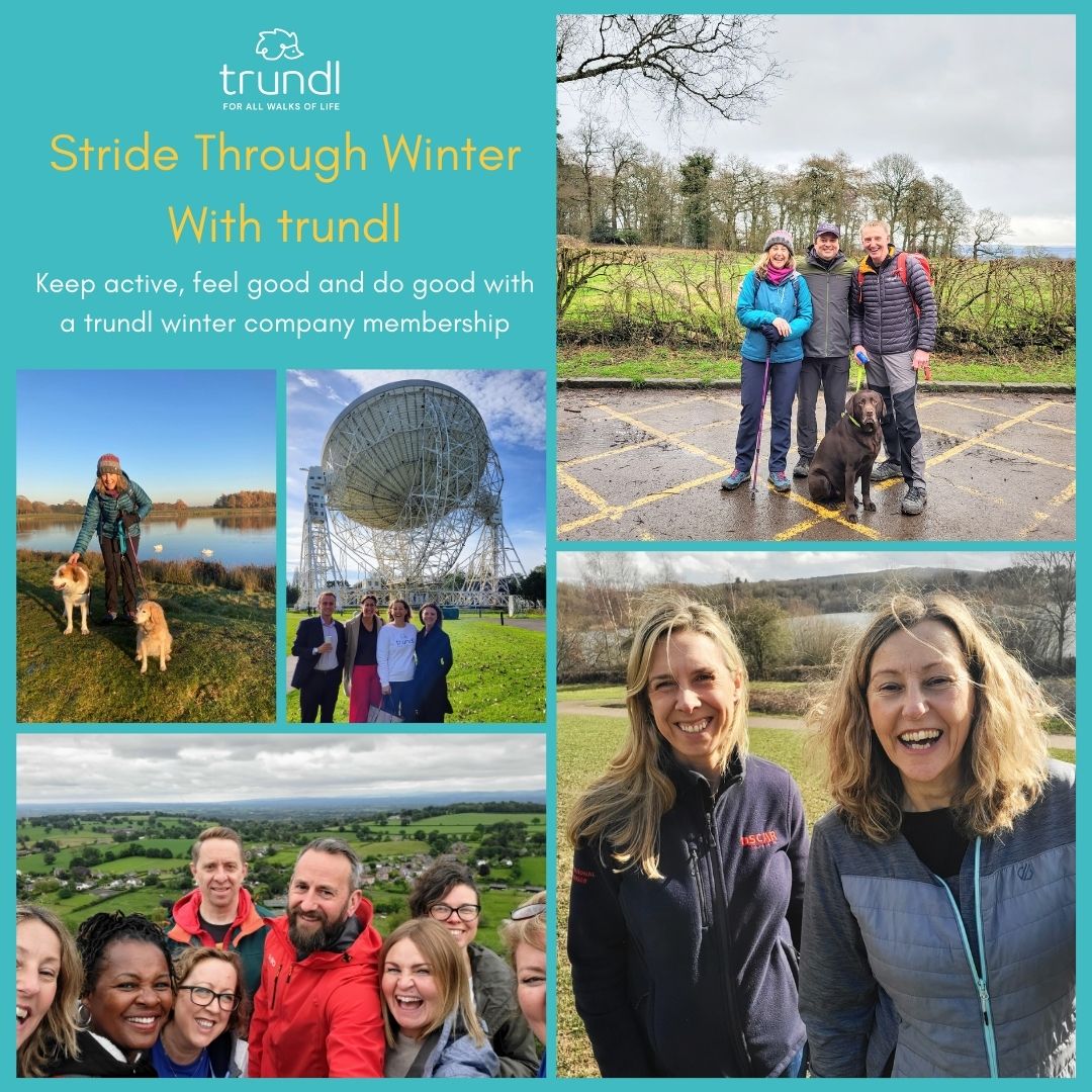 Companies can walk for charity with the trundl app
